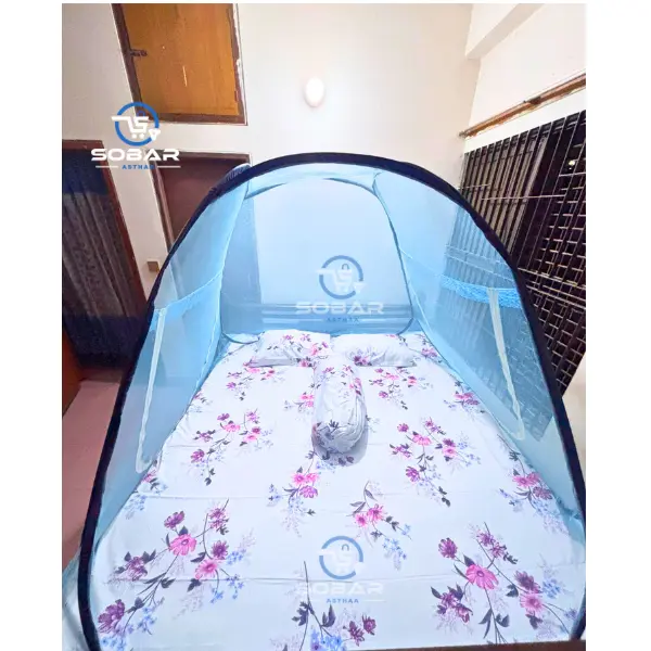 Ghore Folding Moshari Double Sky Blue - Image 2